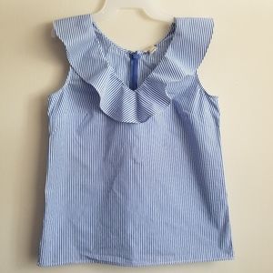 ⬇️J. Crew Blue and White Striped Top